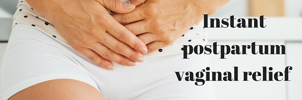 Instant postpartum relief for down under