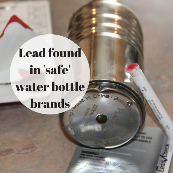 Lead in Water Bottles